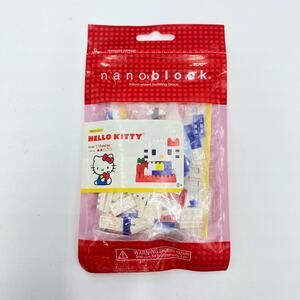 NanoBlock Hello Kitty 110+ Pieces Micro-Sized Building Blocks Ages 8+